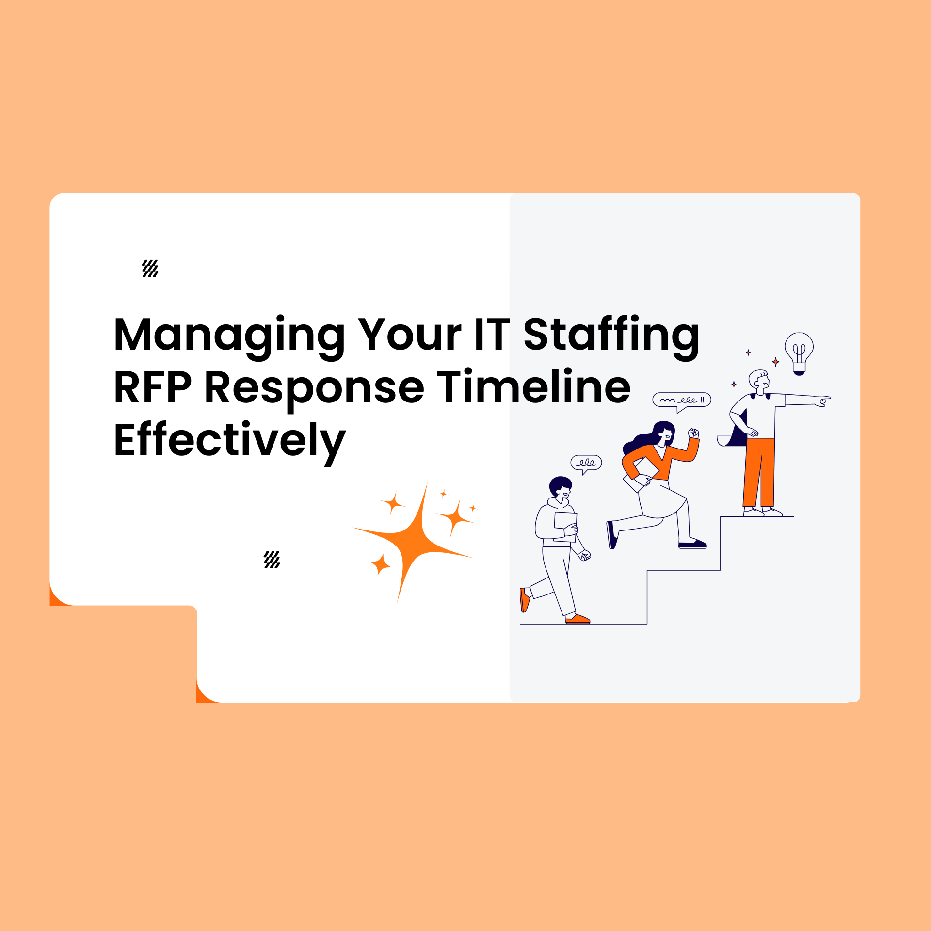 IT staffing RFP response timeline