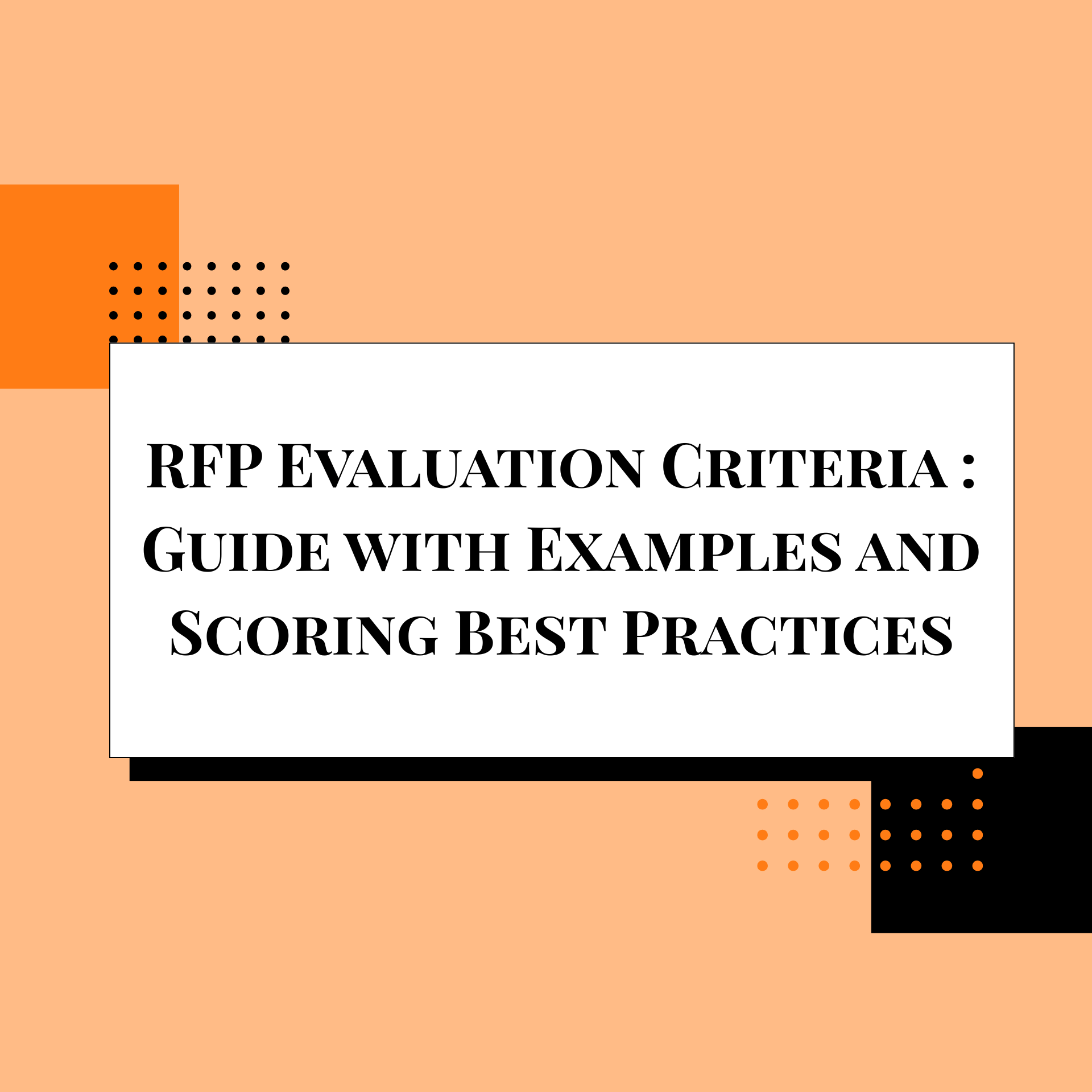 RFP evaluation criteria